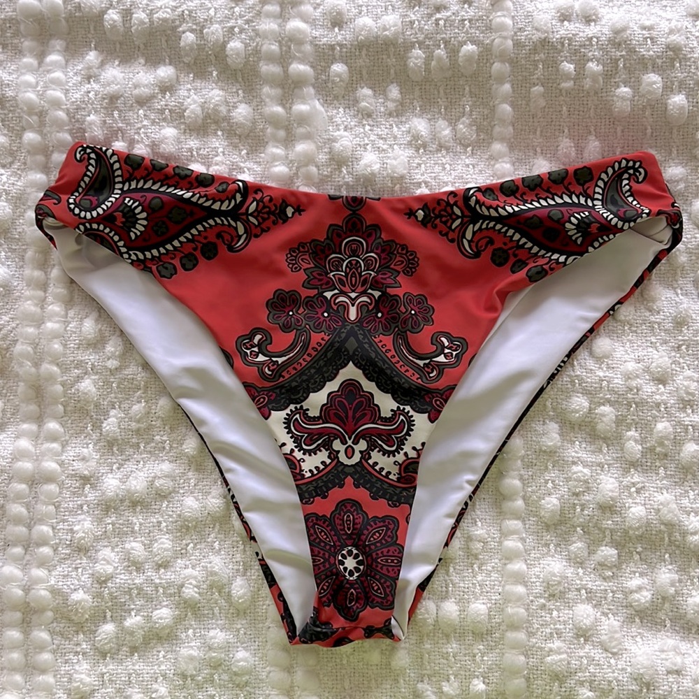 Cheeky High Waisted Bikini Bottoms 🧡